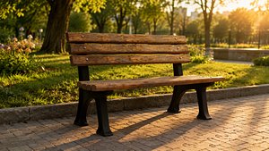 Bench 3D model