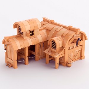 3D Stylized Stable 01