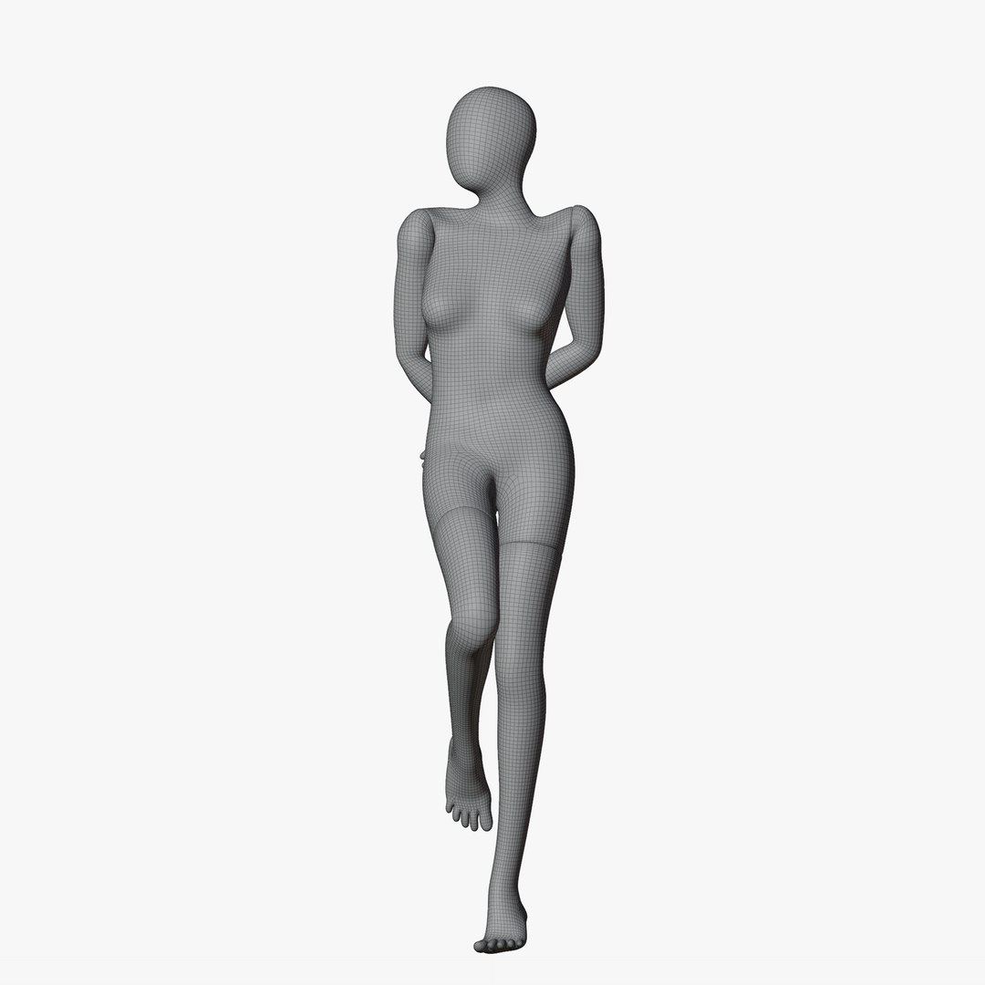 3D Model Rigged Female Mannequin 03 - TurboSquid 2221224