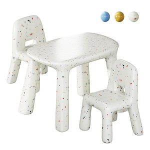 OLOEY table and chair from aliexpress 3D model 3D model
