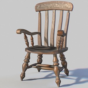 3d model windsor chair