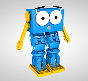 3D robot droid character