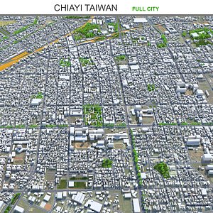 3D Chiayi Taiwan model