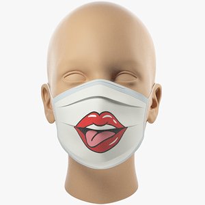 3D medical mask model