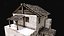 Low Poly Village White Clay House Collection
