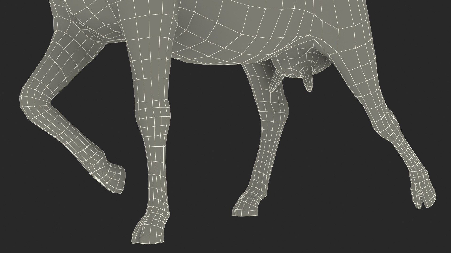 3D White Goat Walking - TurboSquid 1994236