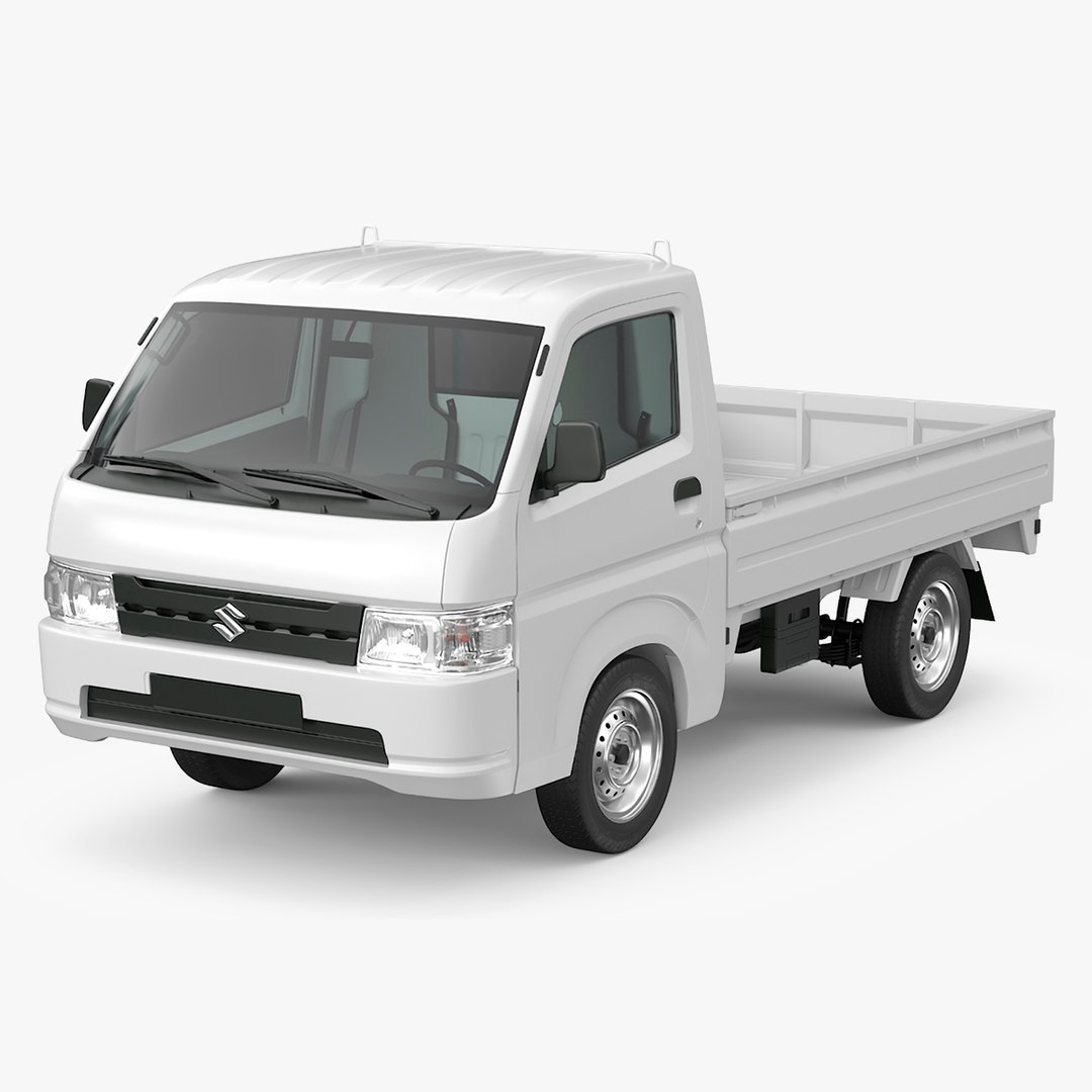 3D Suzuki Carry Truck White - TurboSquid 2297557