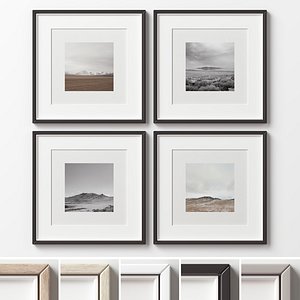 3D Picture Frames Set-667 model