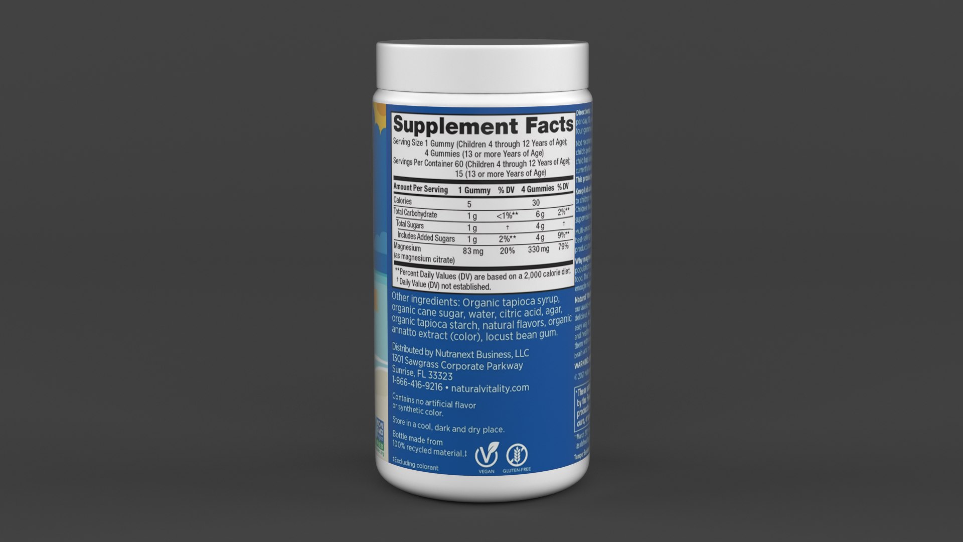 3D Magnesium Supplement - TurboSquid 2023689