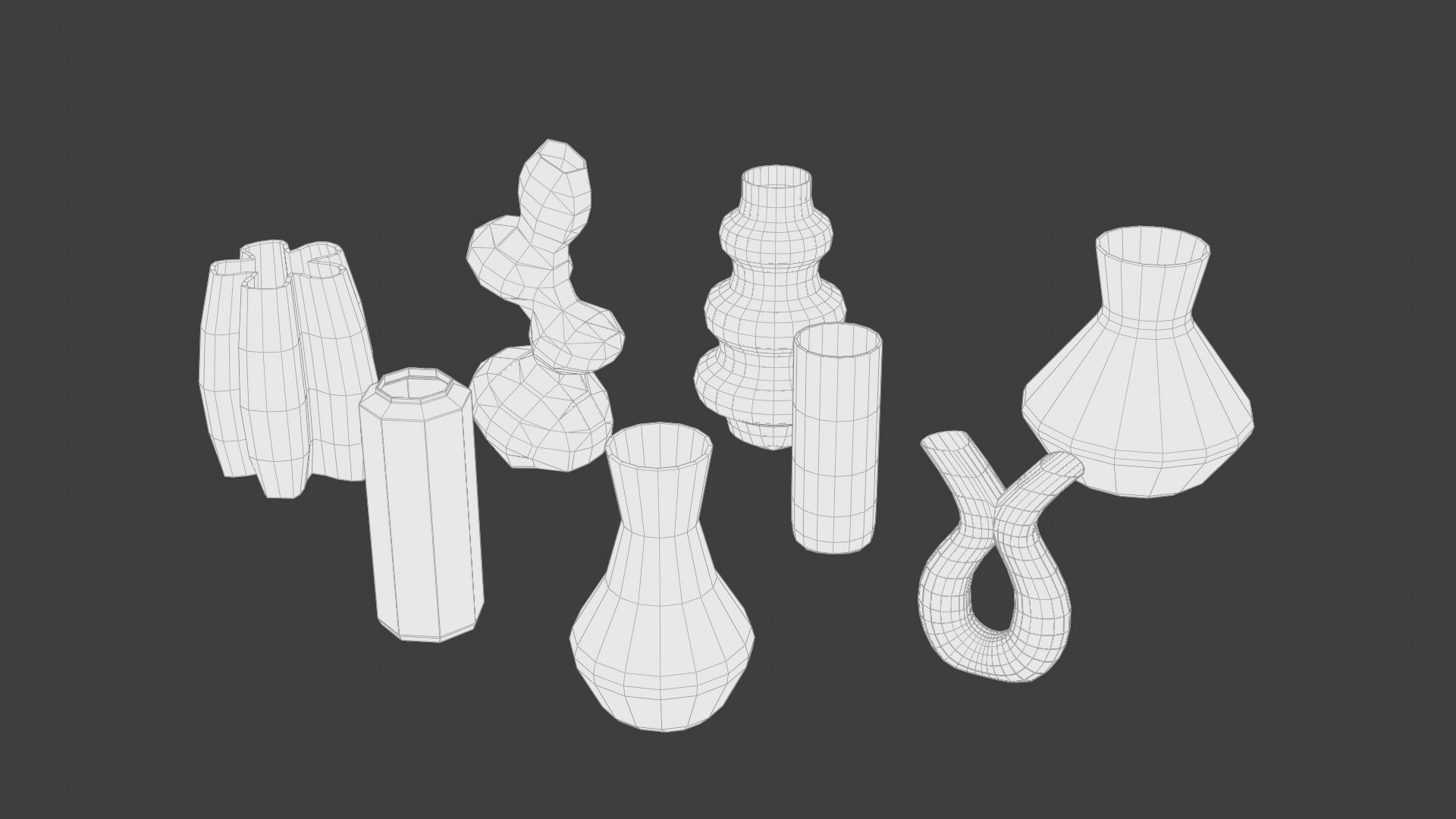 3D Stylized Vase Pack - TurboSquid 2417305