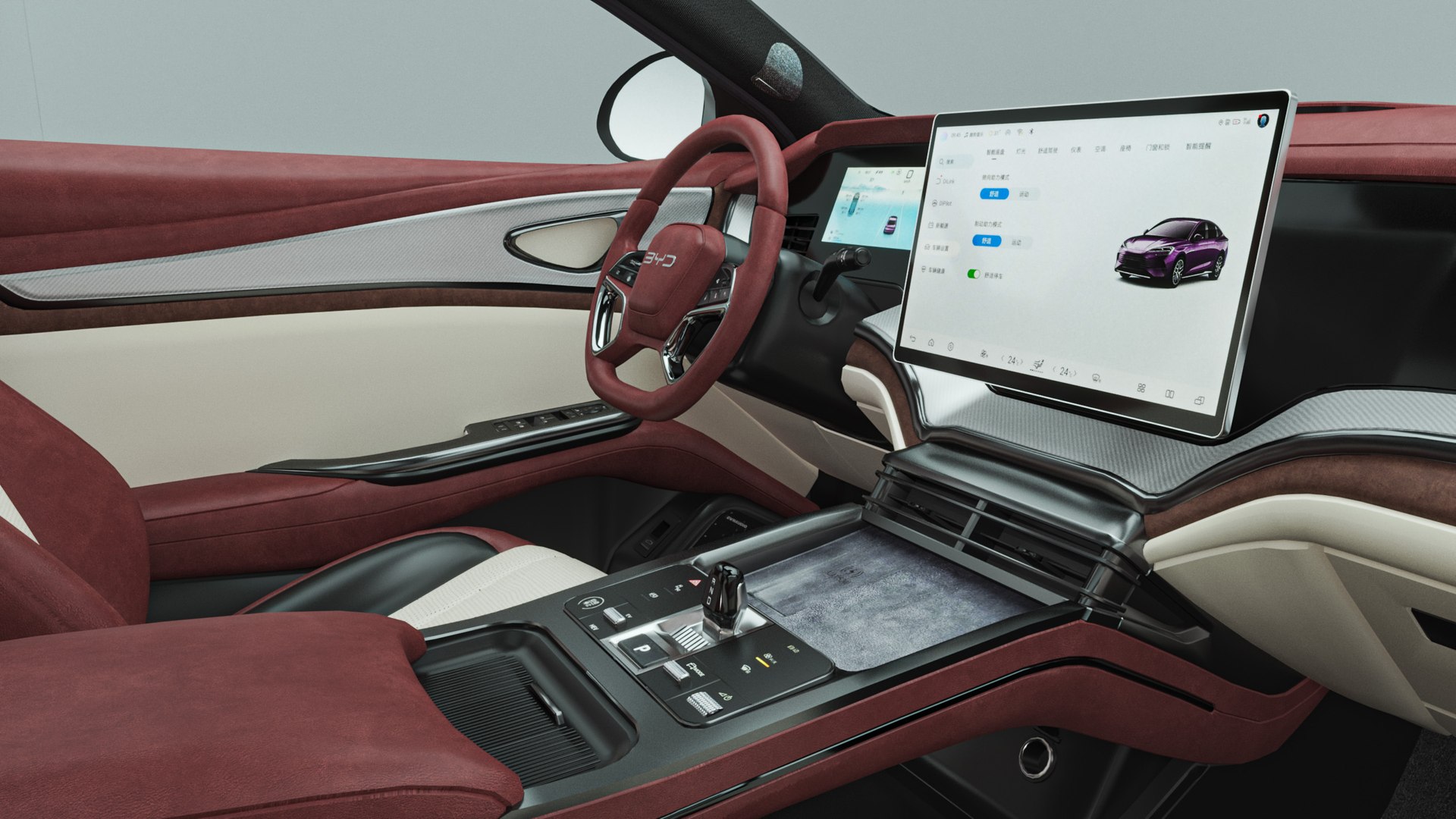 2025 BYD Seal 07 DM-I With Interior 3D Model - TurboSquid 2313886