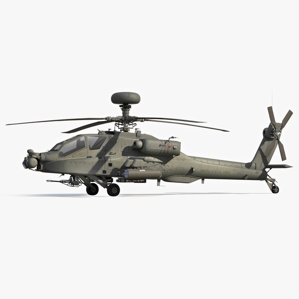 apache longbow helicopter 3d model