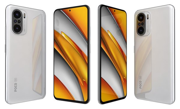 3D Xiaomi Poco F3 Arctic White - TurboSquid 1721653