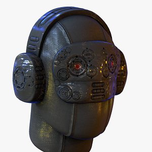3D model 3D 3D Gas mask respirator scifi futuristic model 3D model