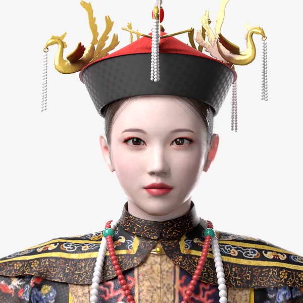 Chinese Empress of Qing Dynasty 3D model