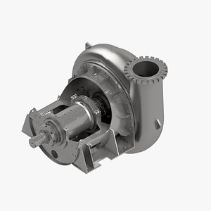 Slurry Pump Ready For Manufacturing 3D model