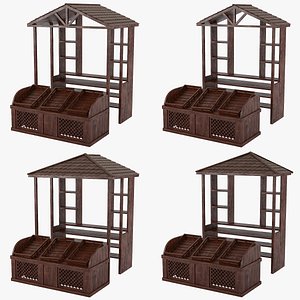 Wooden Store Stands