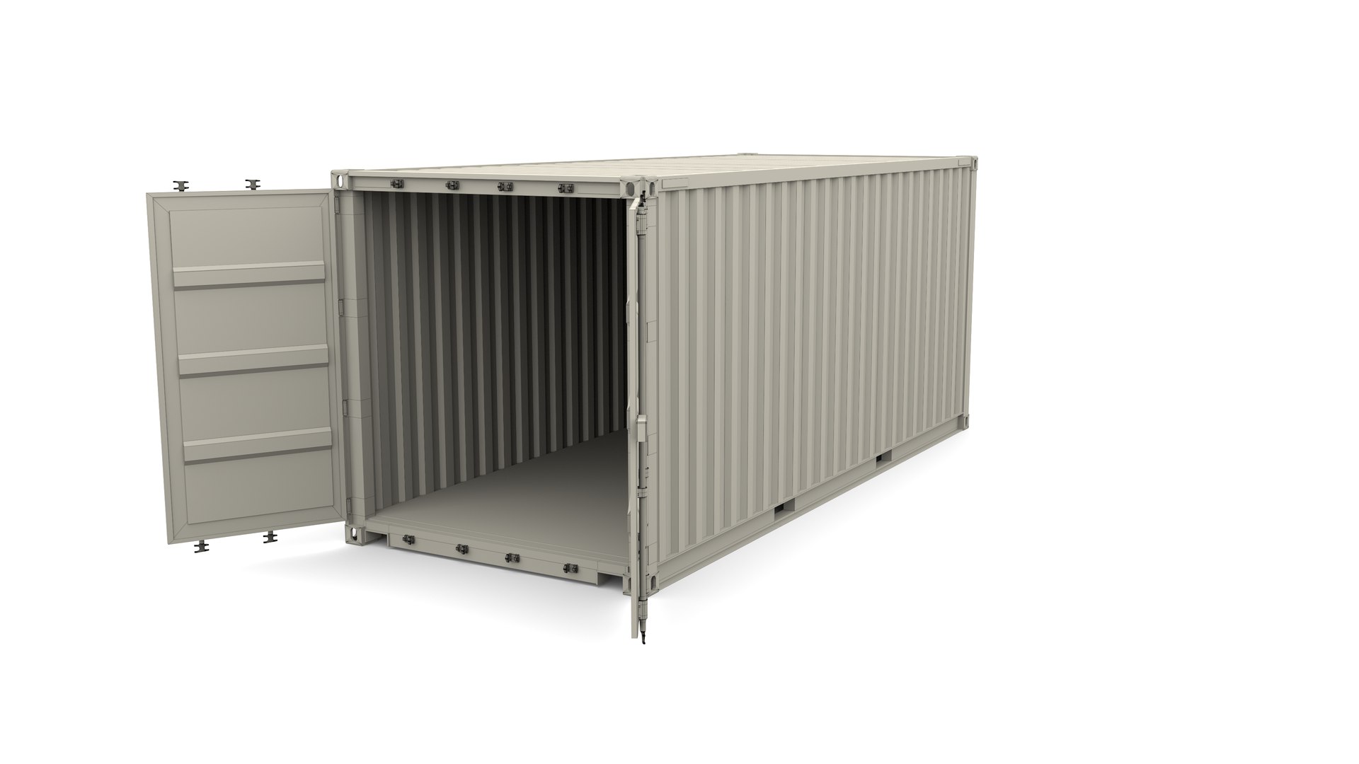 20ft Shipping Container UASC V1 3D - TurboSquid 1775116