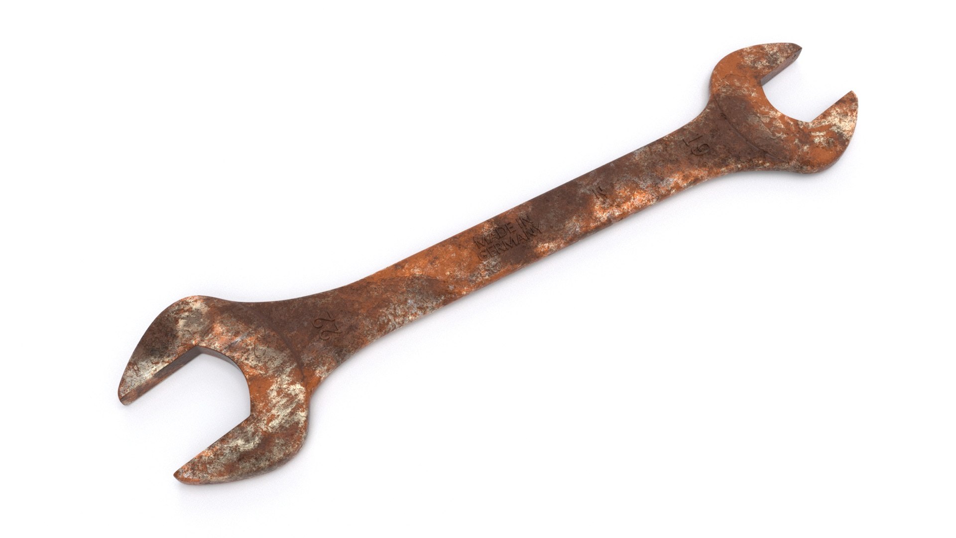 3D Old Spanner model - TurboSquid 1714891