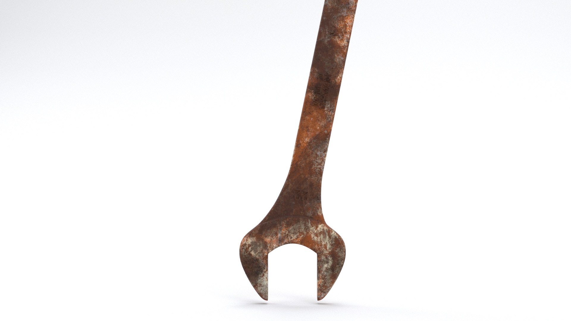 3D Old Spanner model - TurboSquid 1714891