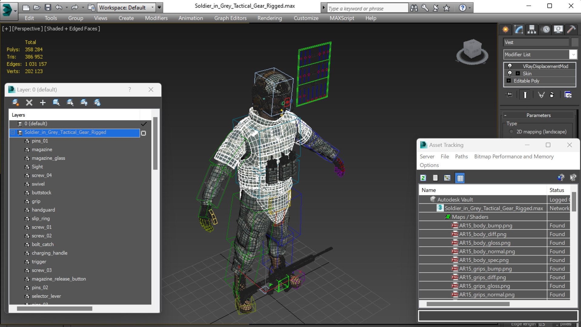 3D Soldier in Grey Tactical Gear Rigged model https://p.turbosquid.com/ts-thumb/Vv/XlIq04/8G/soldieringreytacticalgearrigged3dsmodel031/jpg/1723004061/1920x1080/fit_q87/f10eaca7ec2c626c54bc2bfc35a07259bc4bc402/soldieringreytacticalgearrigged3dsmodel031.jpg