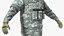Soldat en tenue tactique grise truquée