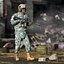 Soldat en tenue tactique grise truquée