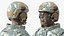 Soldat en tenue tactique grise truquée