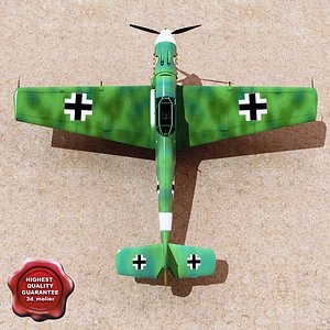 3d messerschmitt 109