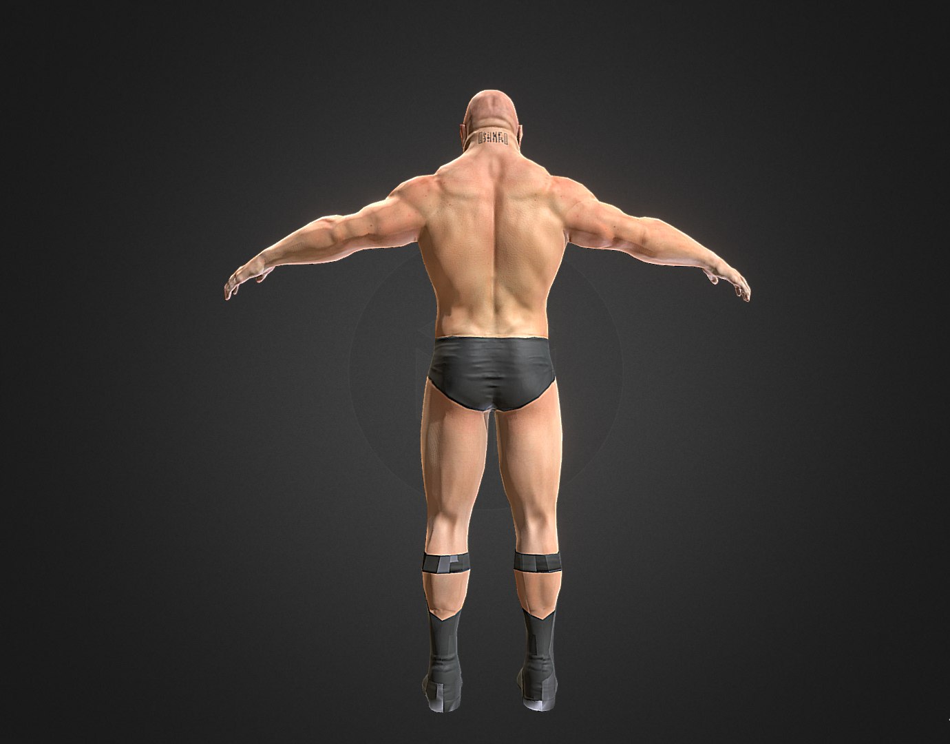 Dwayne Johnson The Rock 3D Realstic model with 4k texture size 3D model  animated rigged