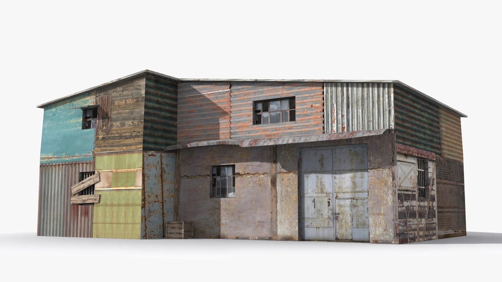 Slum X15 3D Model - TurboSquid 2009568