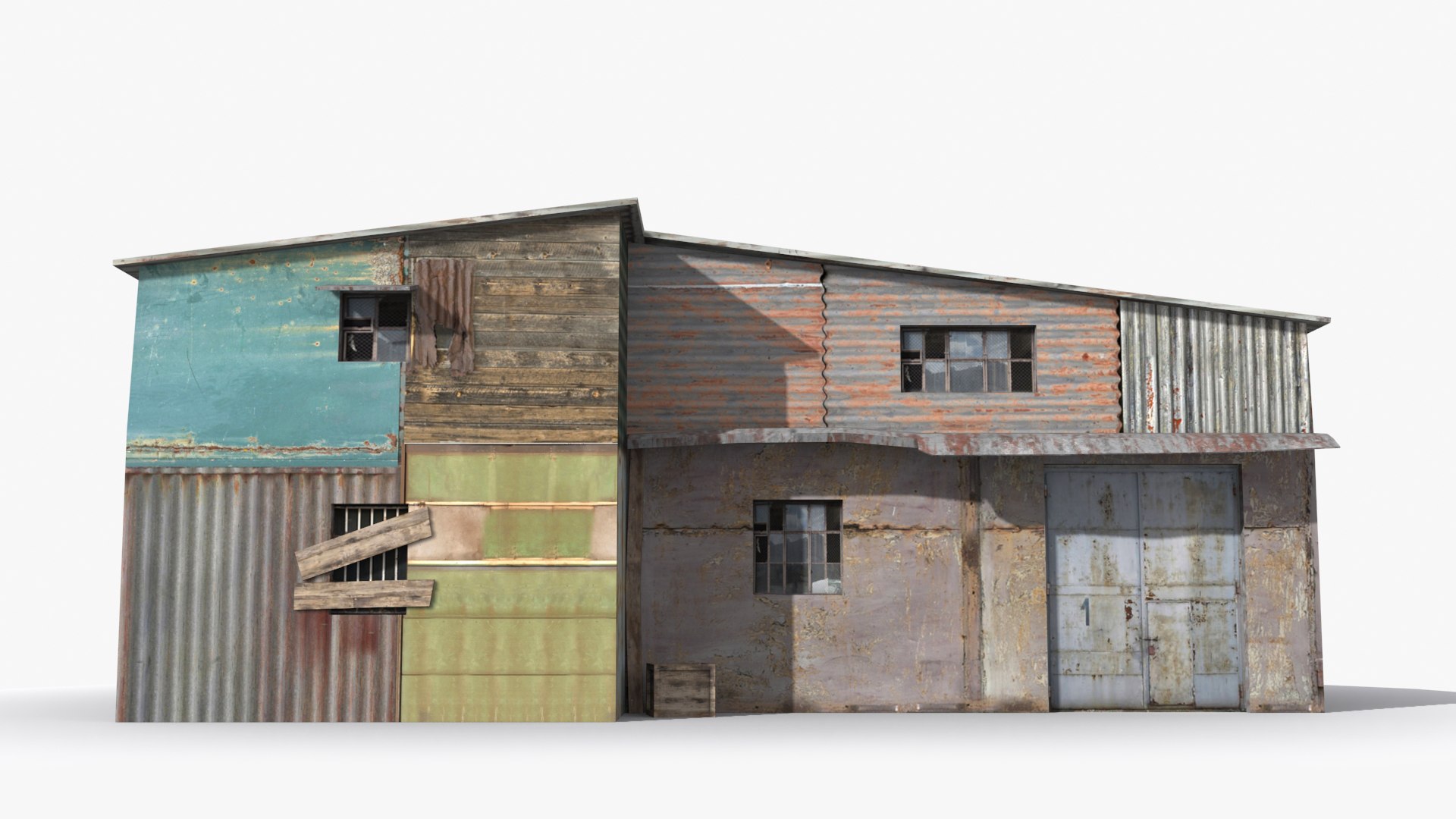 Slum X15 3D Model - TurboSquid 2009568