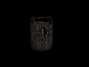 Wooden bucket