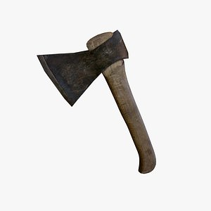 hatchet 3d obj