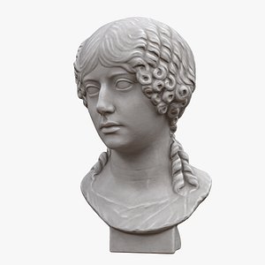 3D model bust girl