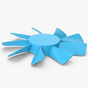 Blue Plastic Propeller
