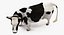3D model holstein cow