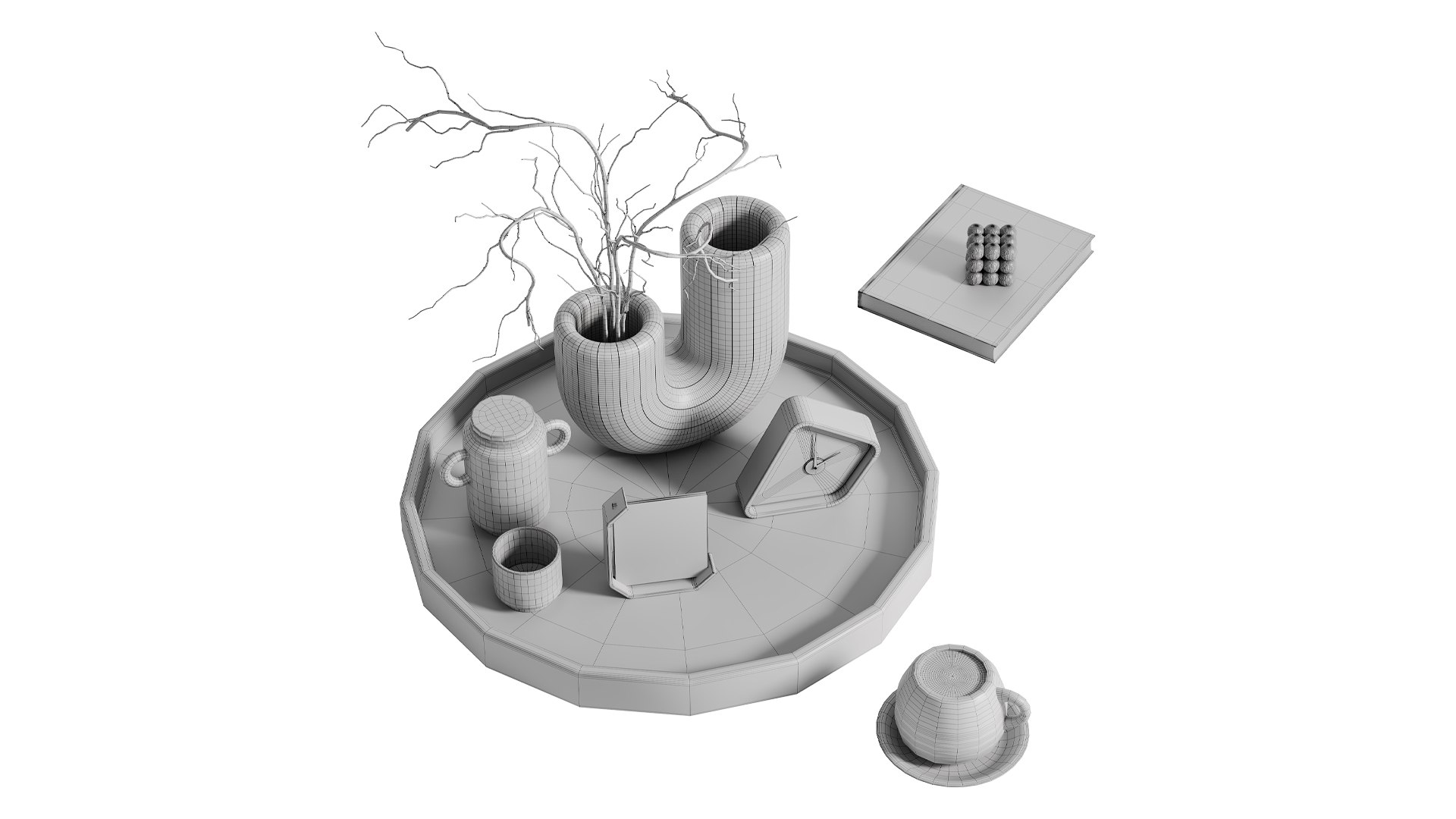 Decorative SET 04 3D Model - TurboSquid 2384313