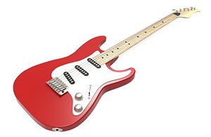 Red Electric Guitar