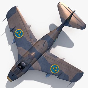 Saab J 29F Tunnan V2 rigged
