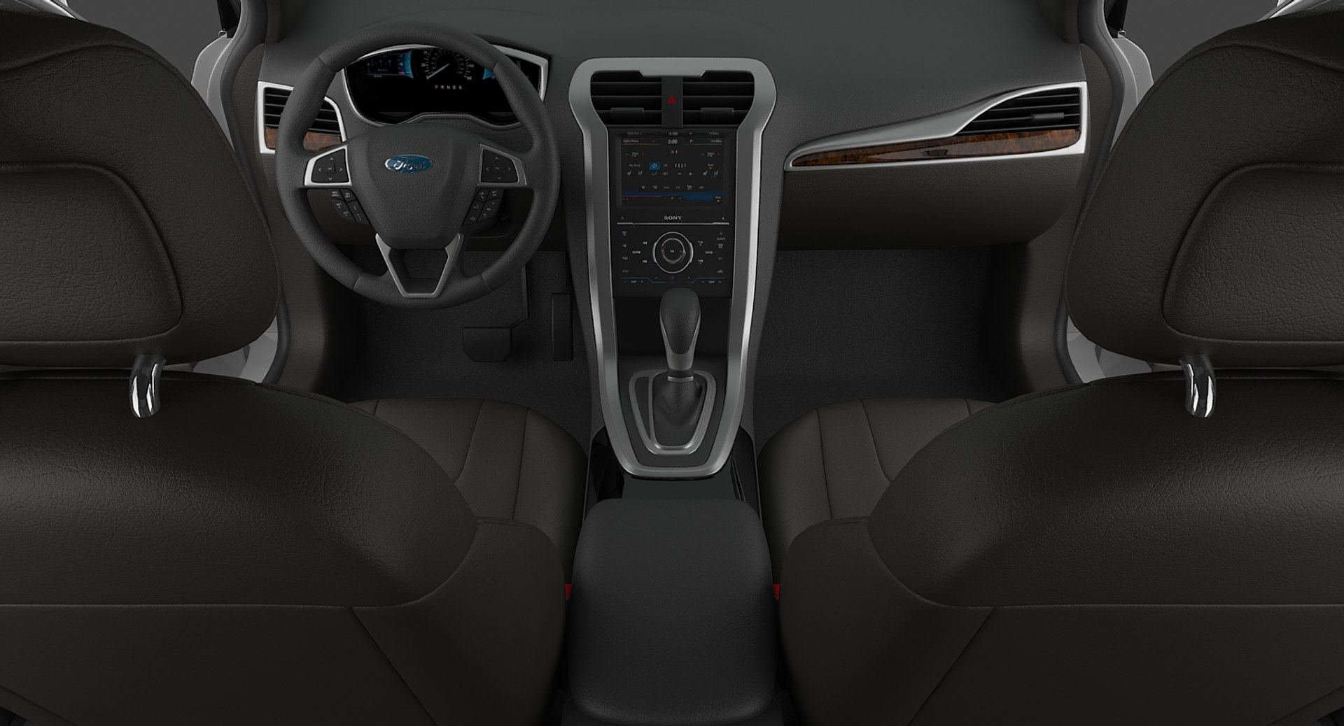 3d Fusion Titanium Sedan Model