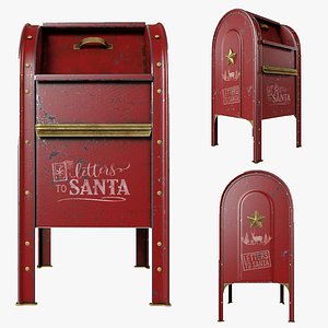 Santa Mailbox 3D model