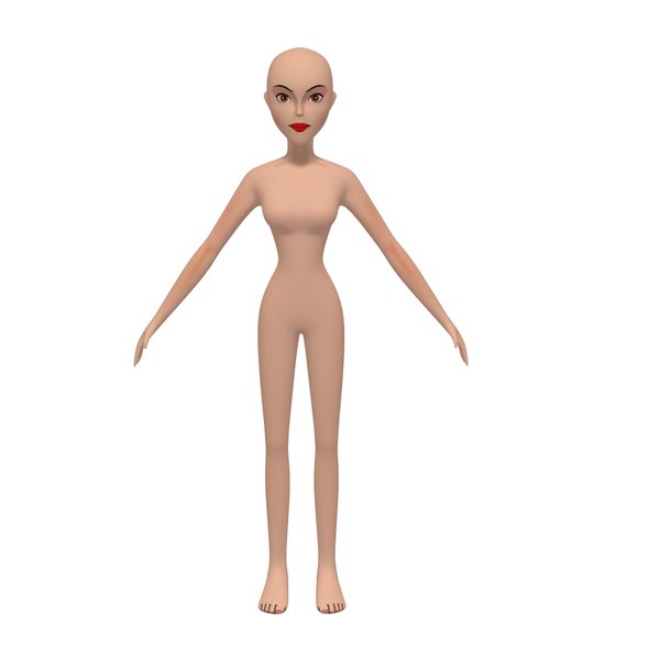 female character 3d max