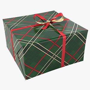 Realistic Christmas Present 02 3D model