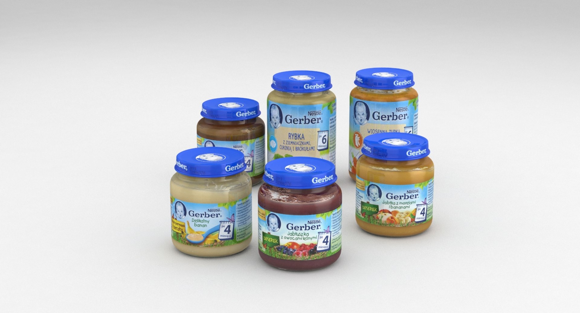 Baby Food Jar 3D Model - TurboSquid 1304282