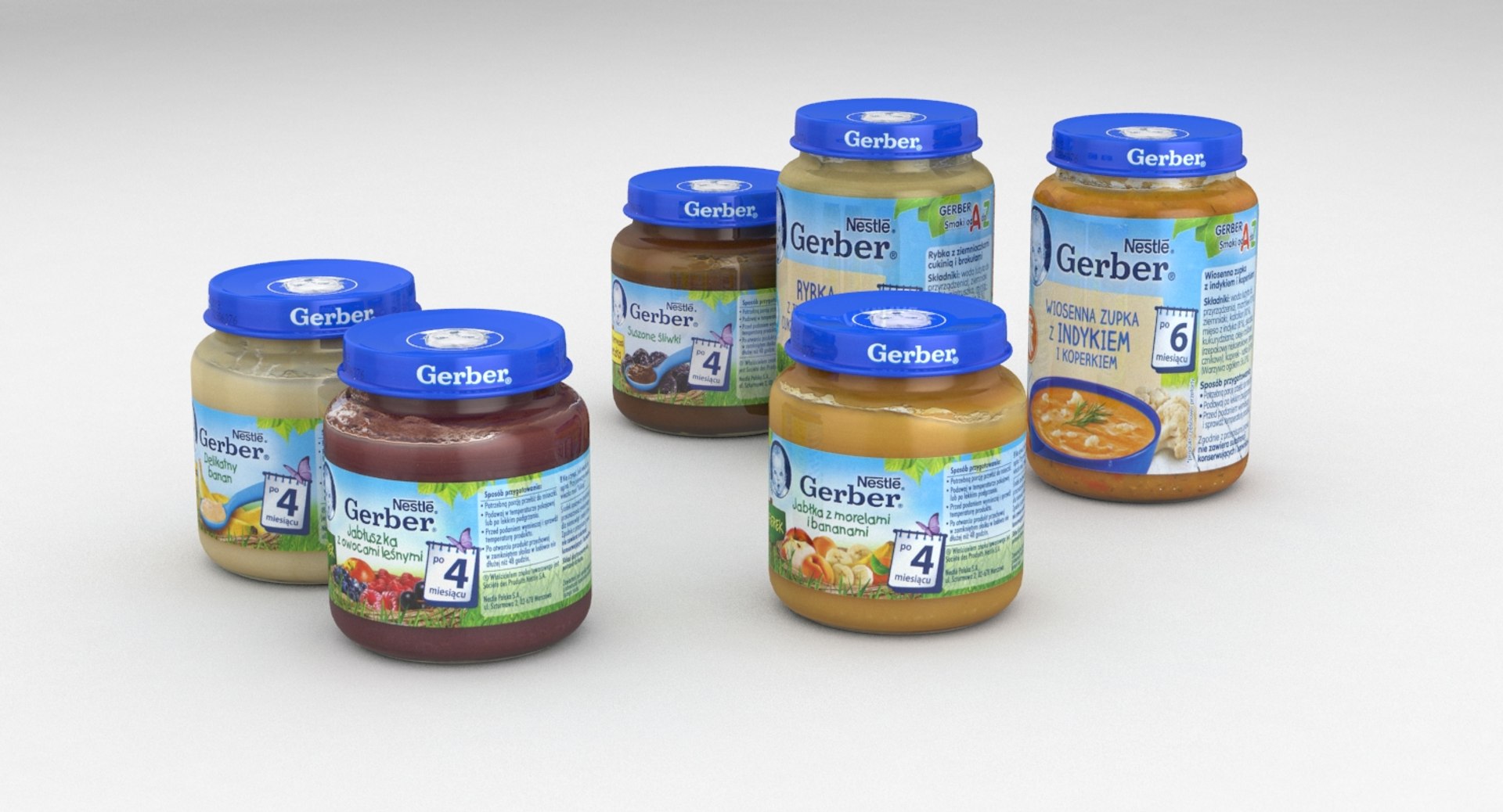 Baby Food Jar 3D Model - TurboSquid 1304282