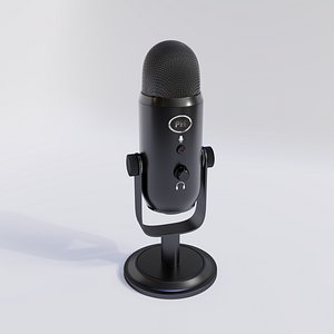 Microphone Podcast 3D model