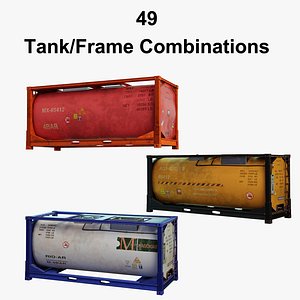 3D ISO Tank Container Pack