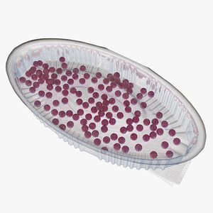 3D candy in transparent box model