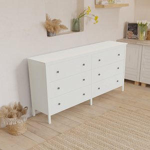 3D model 6 Drawers IKEA KOPPANG white 3D model
